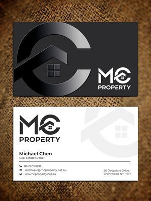 Business Card Design by Graphixpointt for MC PROPERTY | Design: #28821093