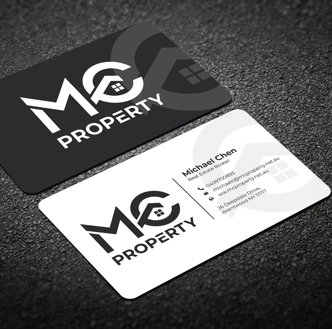 Diseño de Tarjeta de Presentación por Graphixpointt para MC PROPERTY | Diseño #28821099