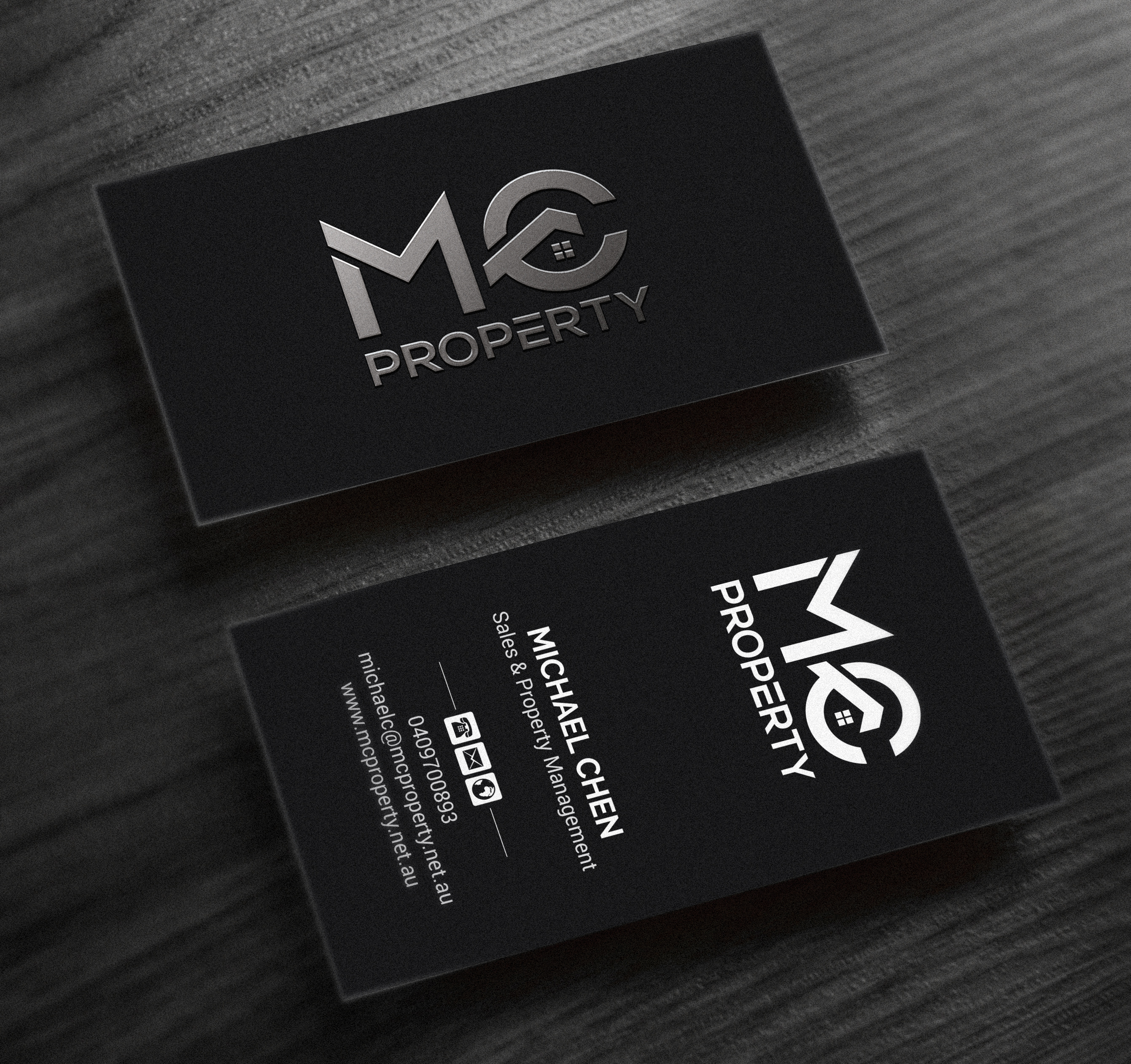 Diseño de Tarjeta de Presentación por R.design para MC PROPERTY | Diseño #28818385
