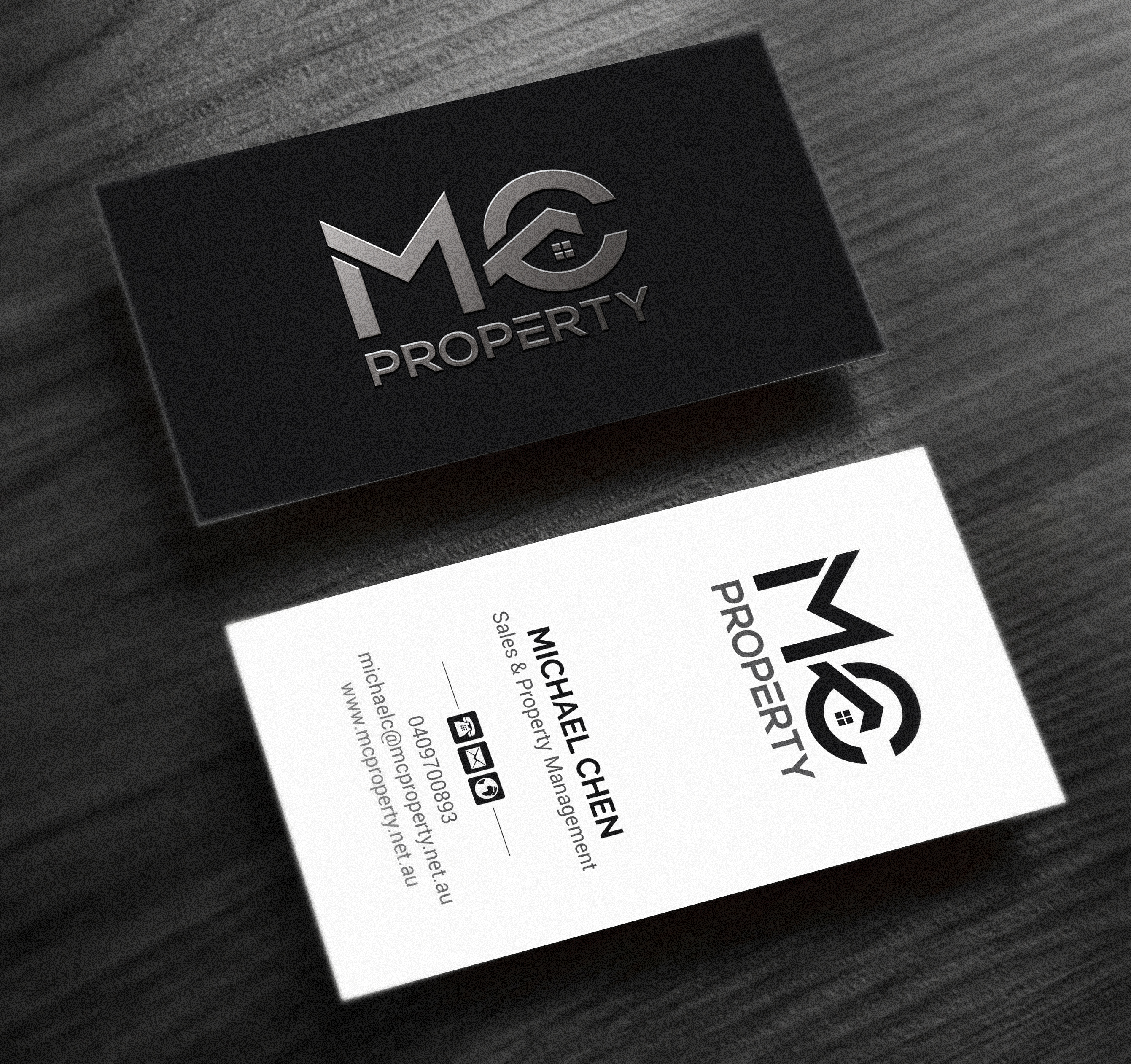Diseño de Tarjeta de Presentación por R.design para MC PROPERTY | Diseño #28818414