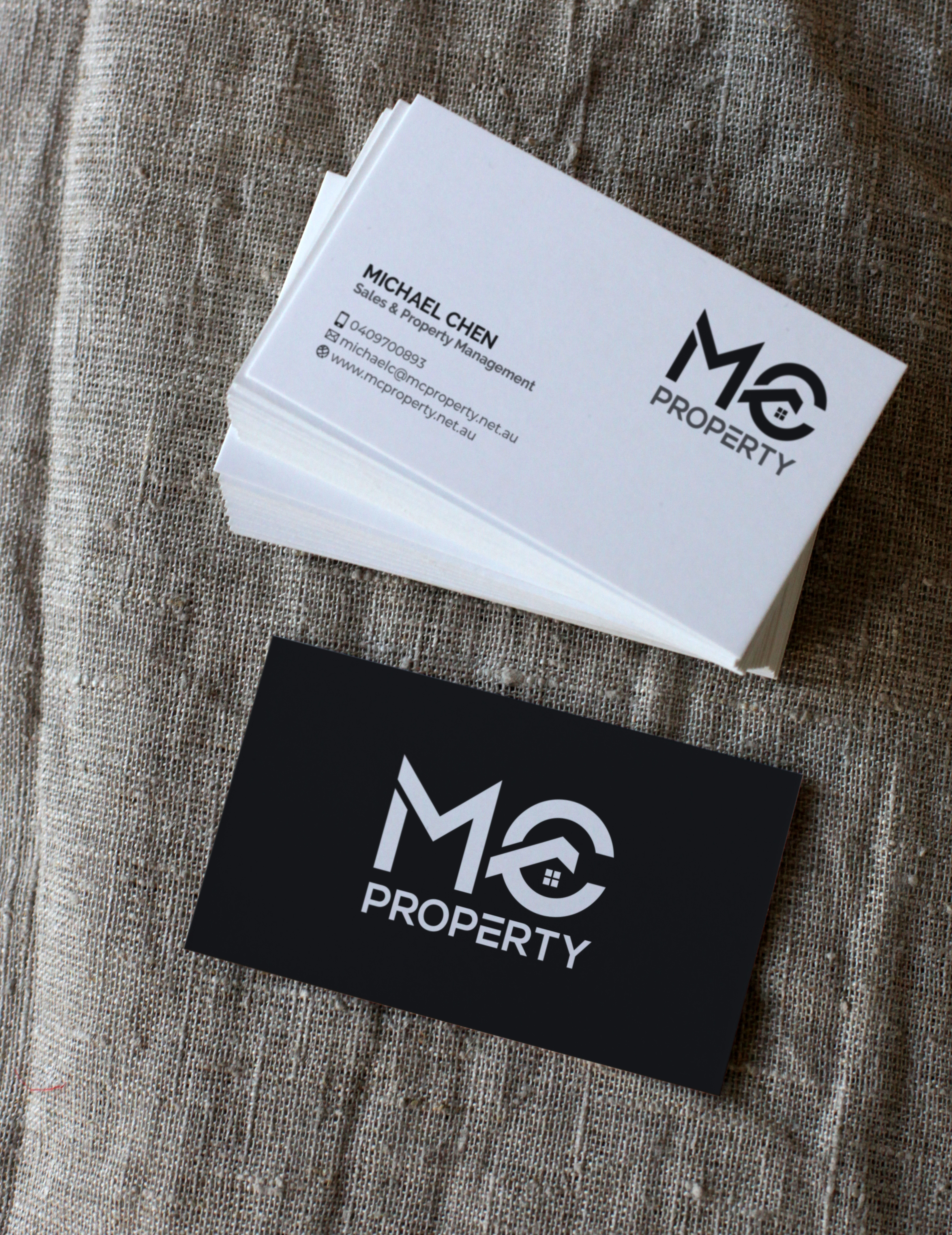 Diseño de Tarjeta de Presentación por R.design para MC PROPERTY | Diseño #28818835