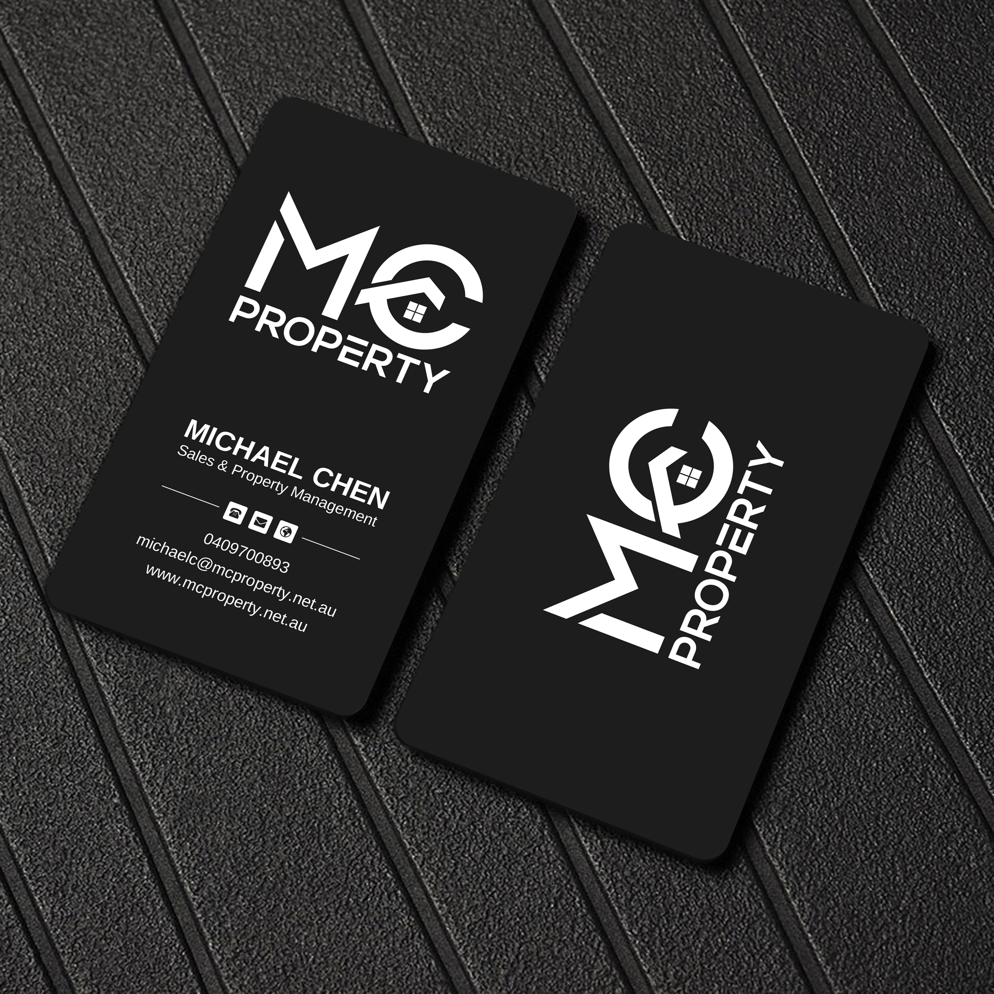 Business Card Design by Uttom 2 for MC PROPERTY | Design #28819706
