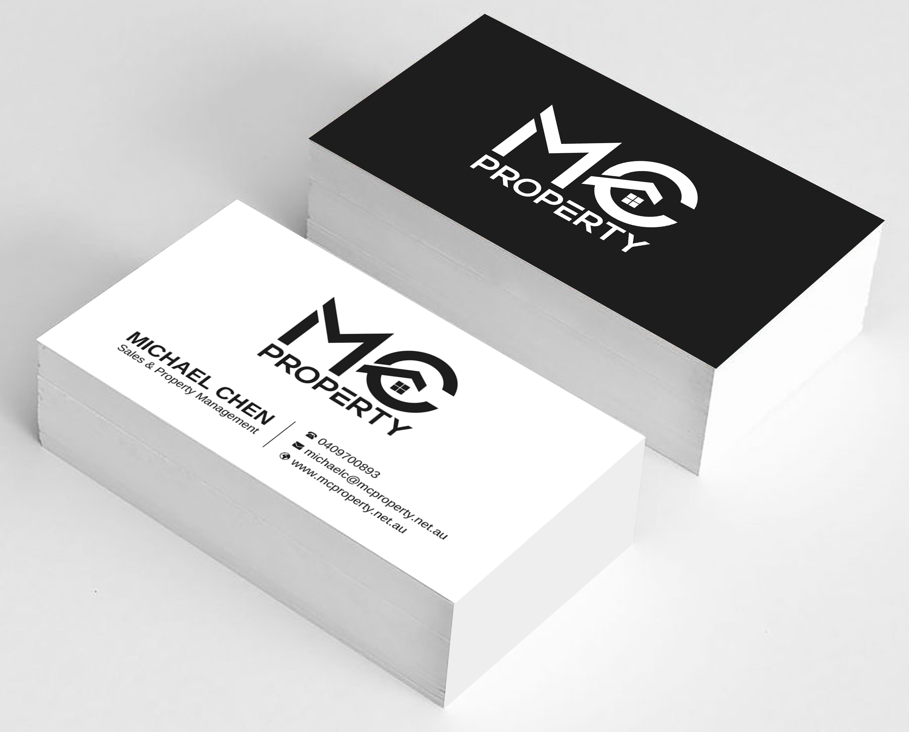 Business Card Design by Uttom 2 for MC PROPERTY | Design #28819740