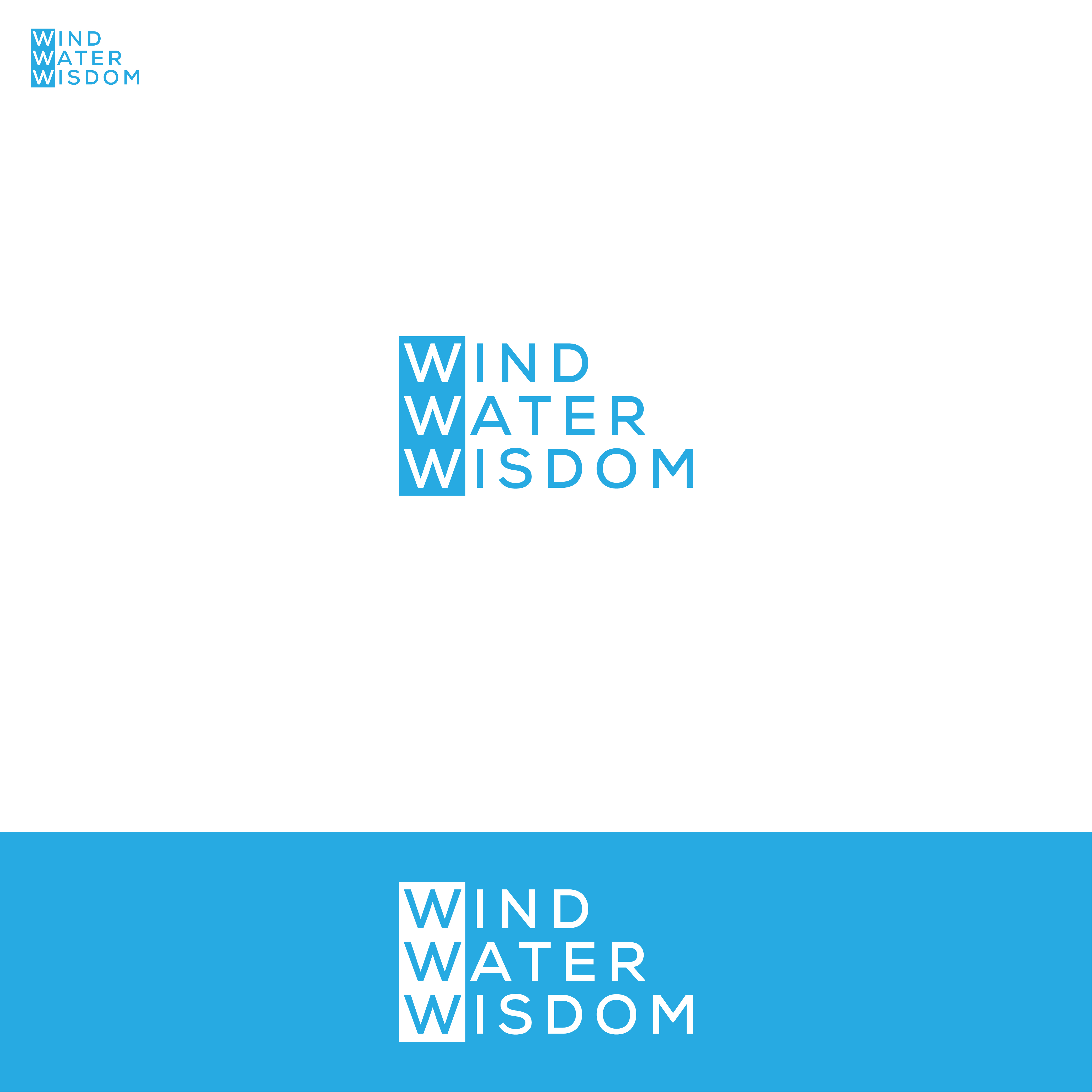 Design de Logo par CrewType pour Wind Water & Wisdom | Design #28822468