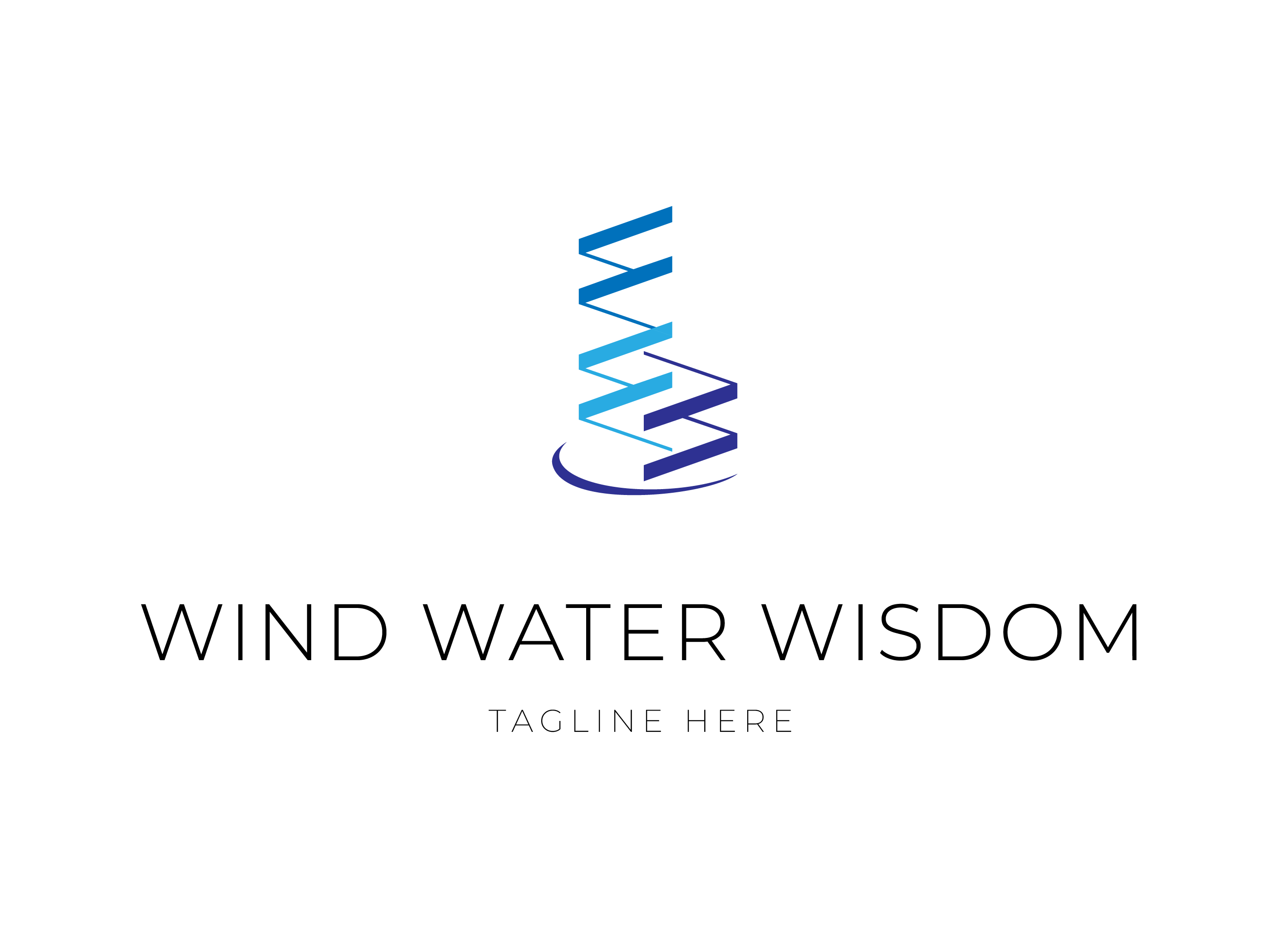 Diseño de Logo por miloje1207 para Wind Water & Wisdom | Diseño #28822139