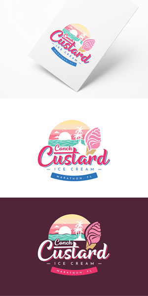 Logo Design by Idea Master Plus for Conch Custard, Inc. | Design #28830048