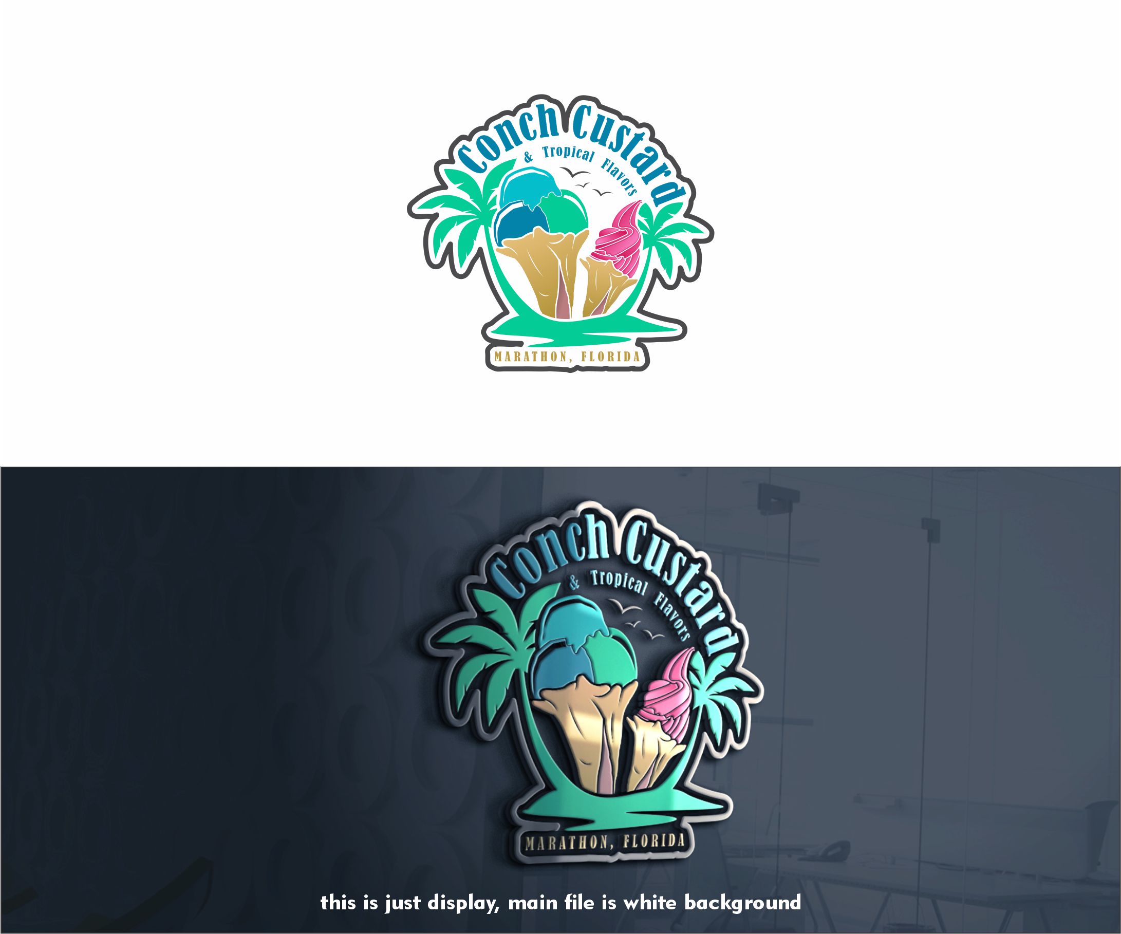 Logo-Design von alkaline für Conch Custard, Inc. | Design: #28824558