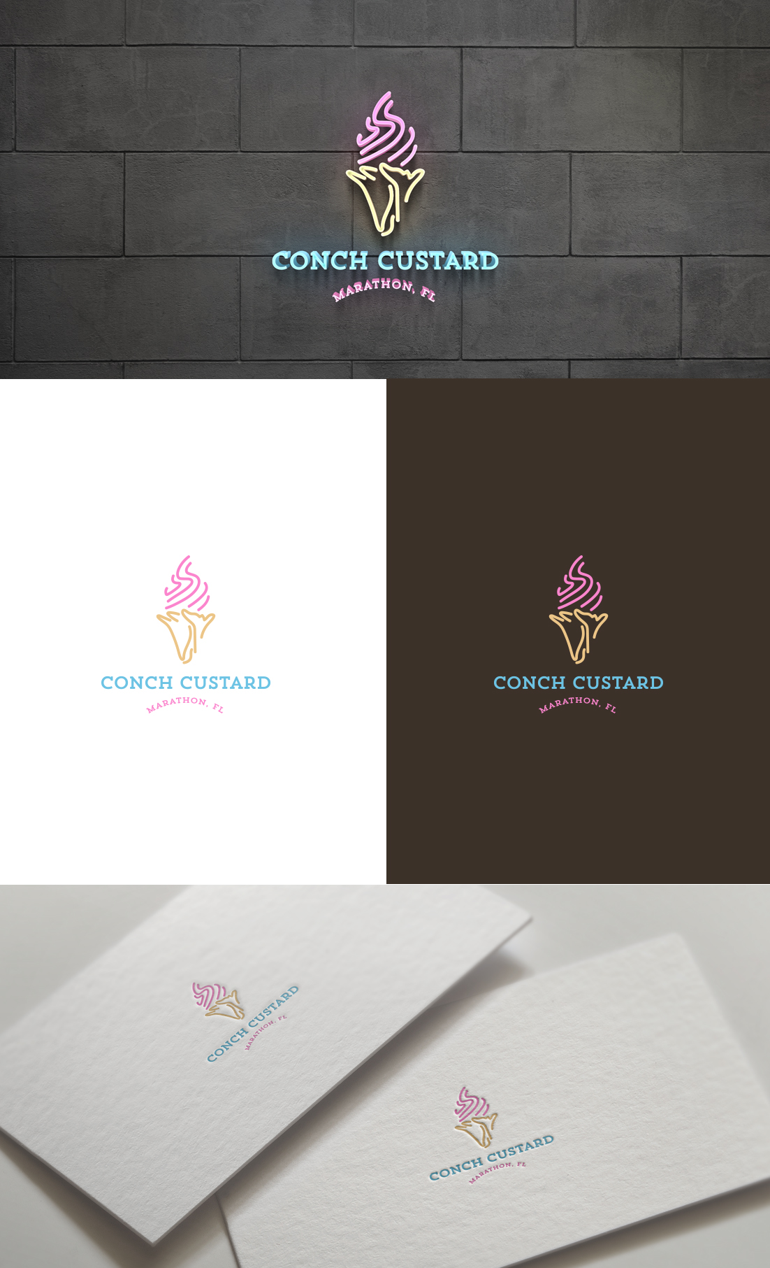 Logo Design by GLDesigns for Conch Custard, Inc. | Design #28827258