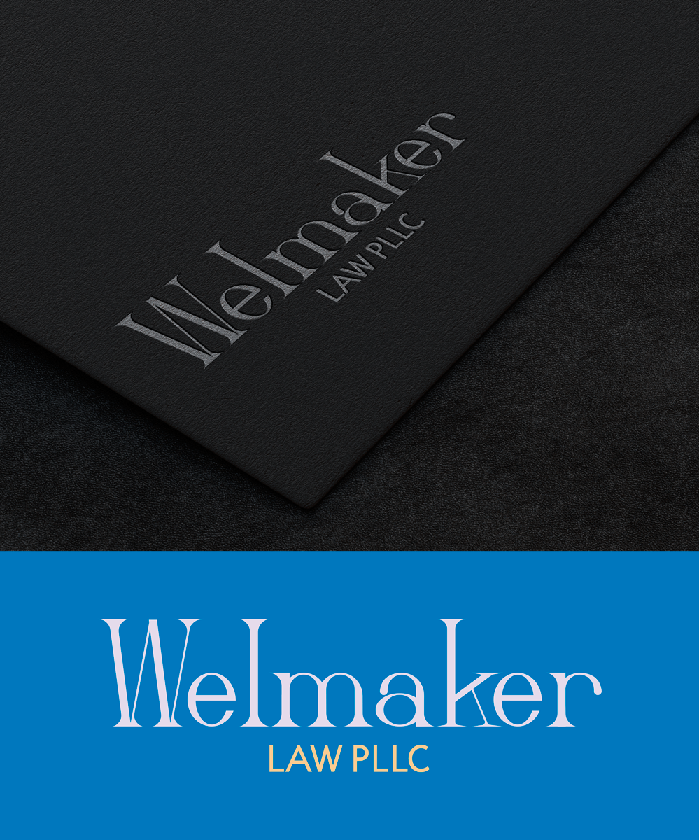 Diseño de Logo por we with para Welmaker Law, PLLC | Diseño #28823434
