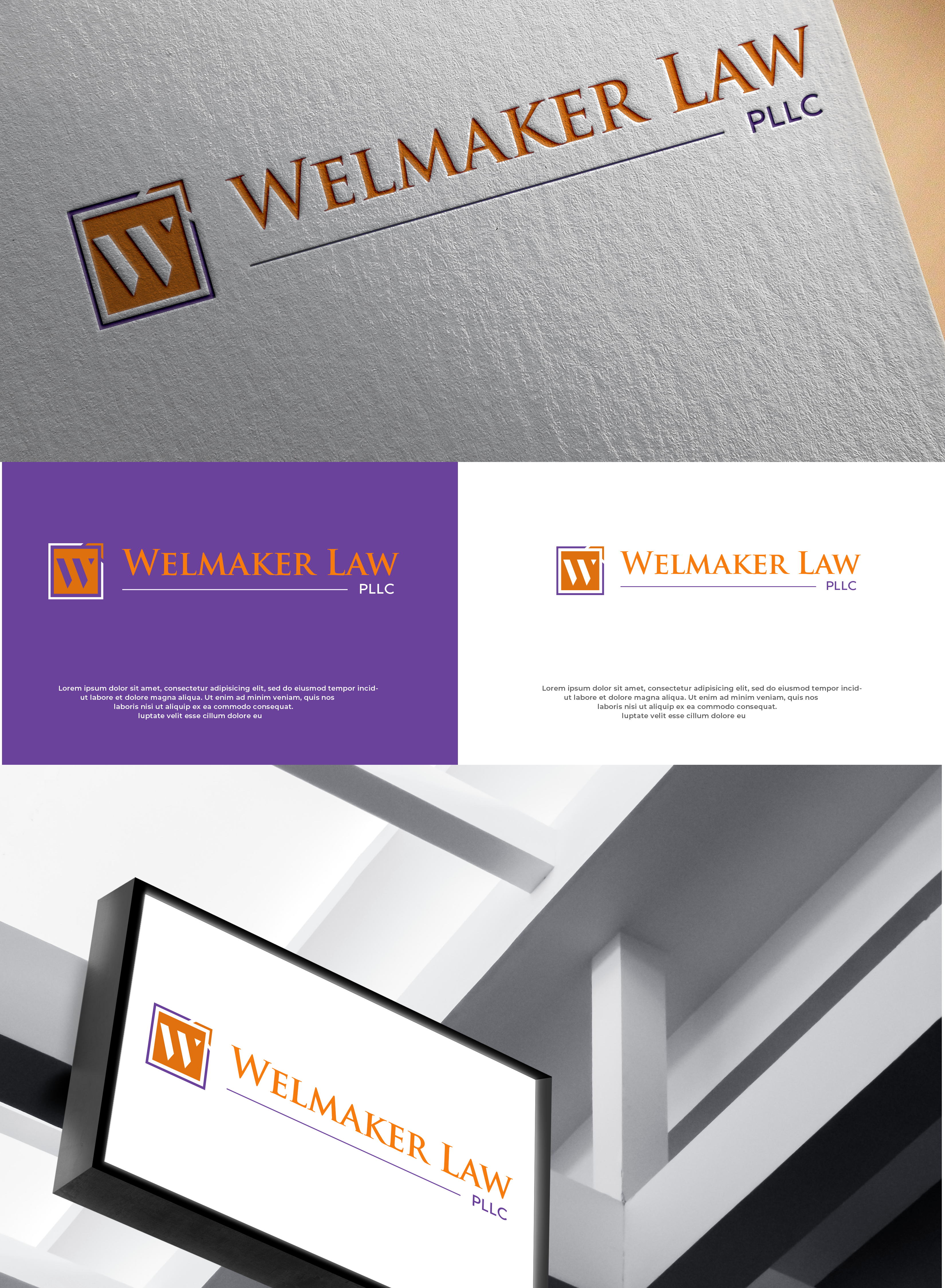 Diseño de Logo por Graphixpointt para Welmaker Law, PLLC | Diseño #28834493