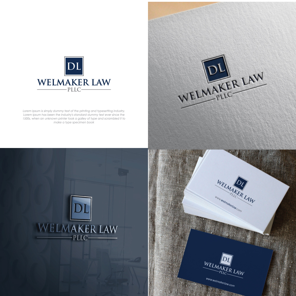 Logo Design by R.design for Welmaker Law, PLLC | Design #28821503