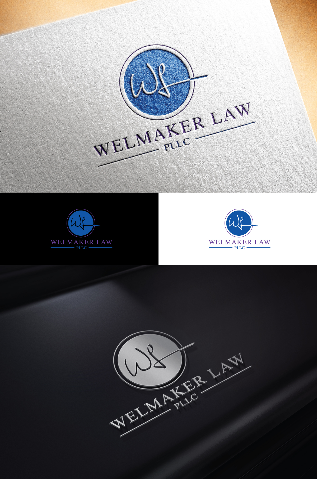 Logo-Design von step forward 2 für Welmaker Law, PLLC | Design #28825435