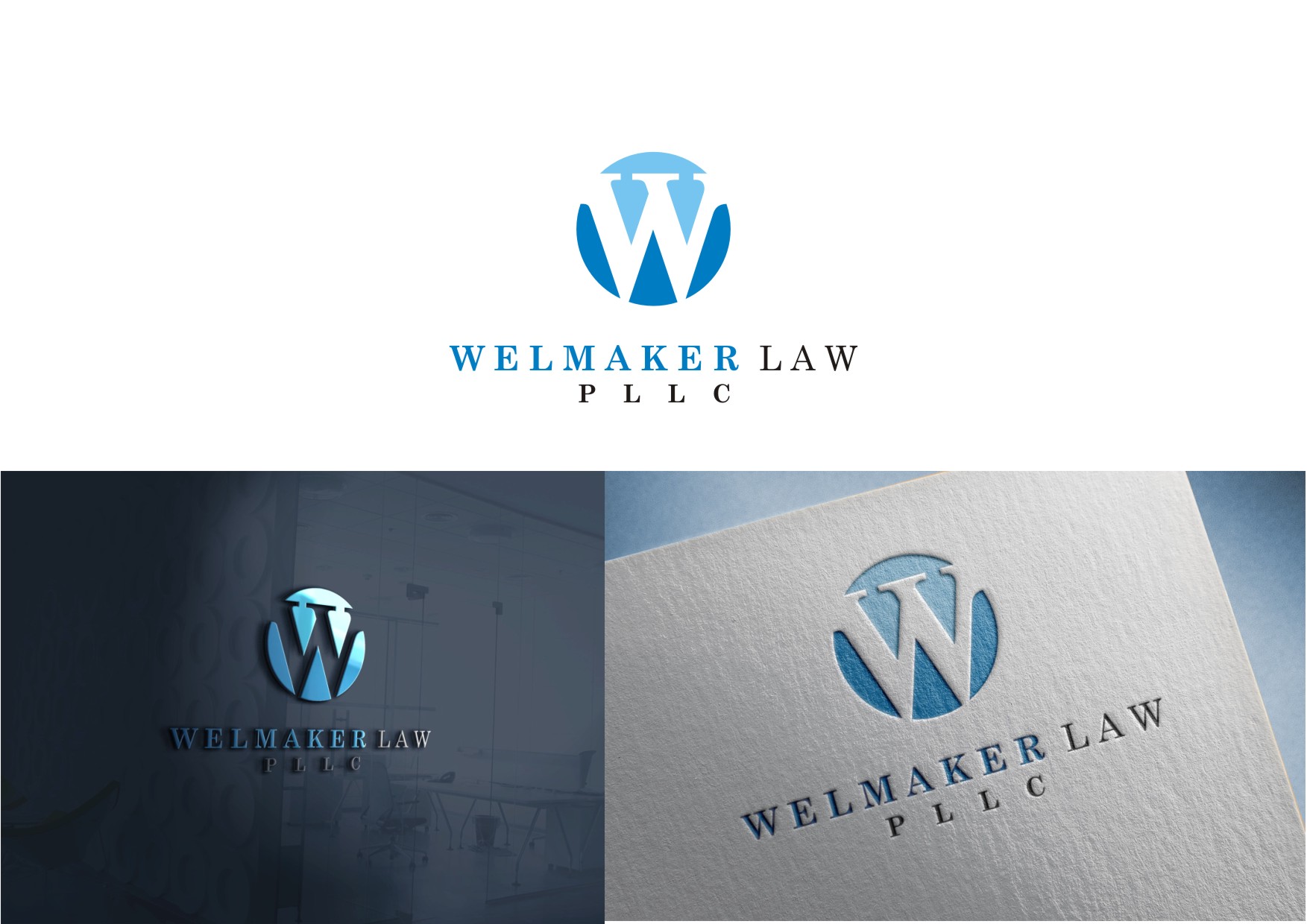Diseño de Logo por rgrider para Welmaker Law, PLLC | Diseño #28828135