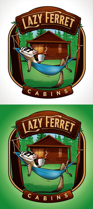 Diseño de Logo por Suprakash 3 para Lazy Ferret Cabins | Diseño #28839377