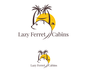 Design de Logo par Paint-Tools pour Lazy Ferret Cabins | Design #28827218