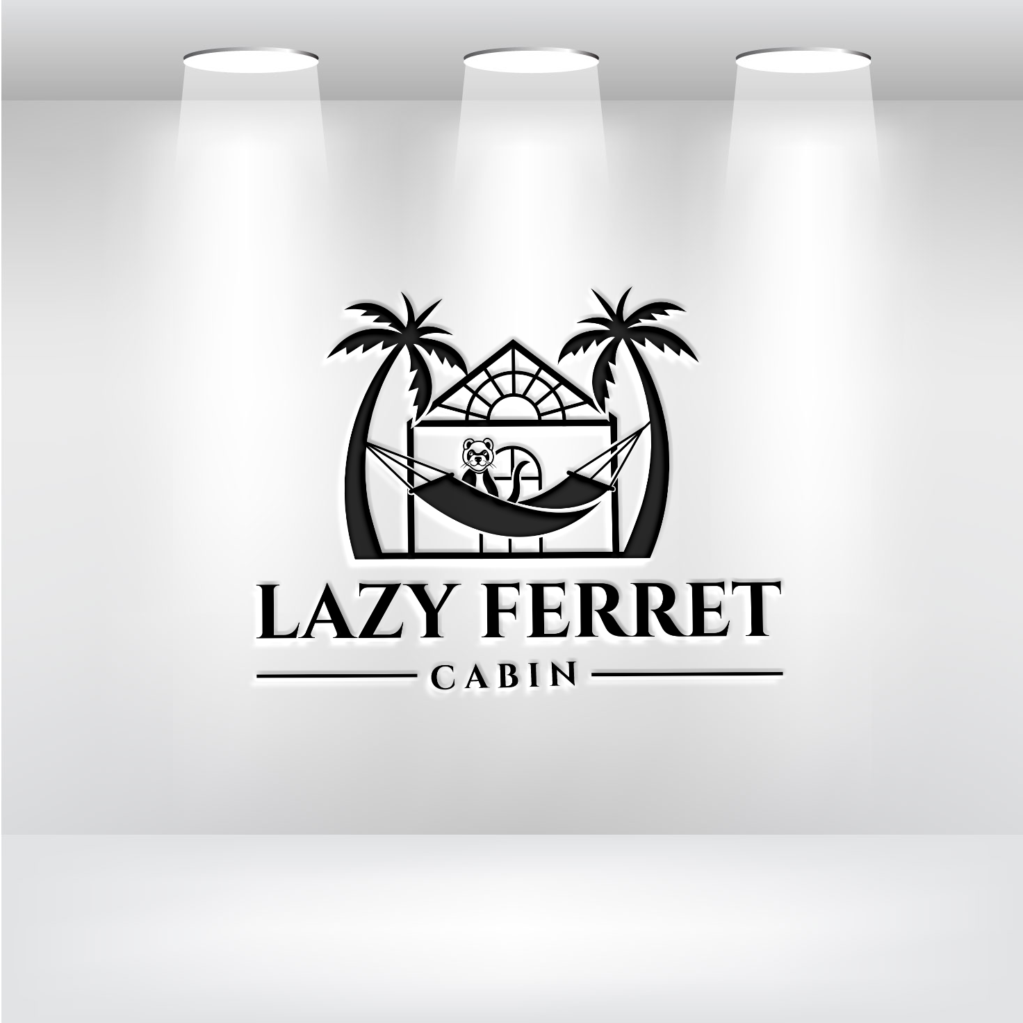 Logo Design by Graphixpointt for Lazy Ferret Cabins | Design #28827820