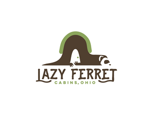 Diseño de Logo por Buck Tornado para Lazy Ferret Cabins | Diseño: #28821065