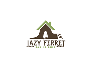 Diseño de Logo por Buck Tornado para Lazy Ferret Cabins | Diseño: #28834614