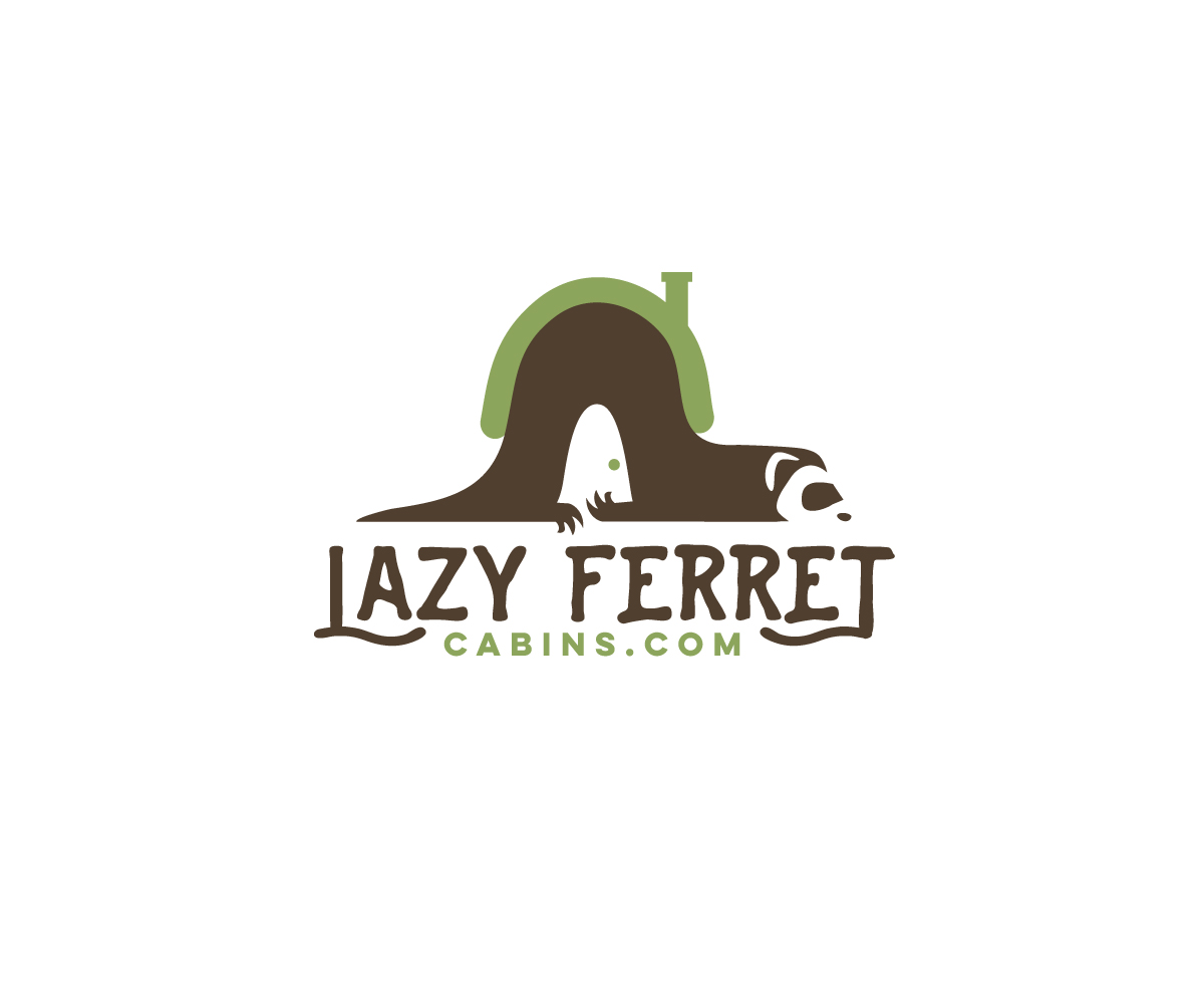 Diseño de Logo por Buck Tornado para Lazy Ferret Cabins | Diseño #28839458