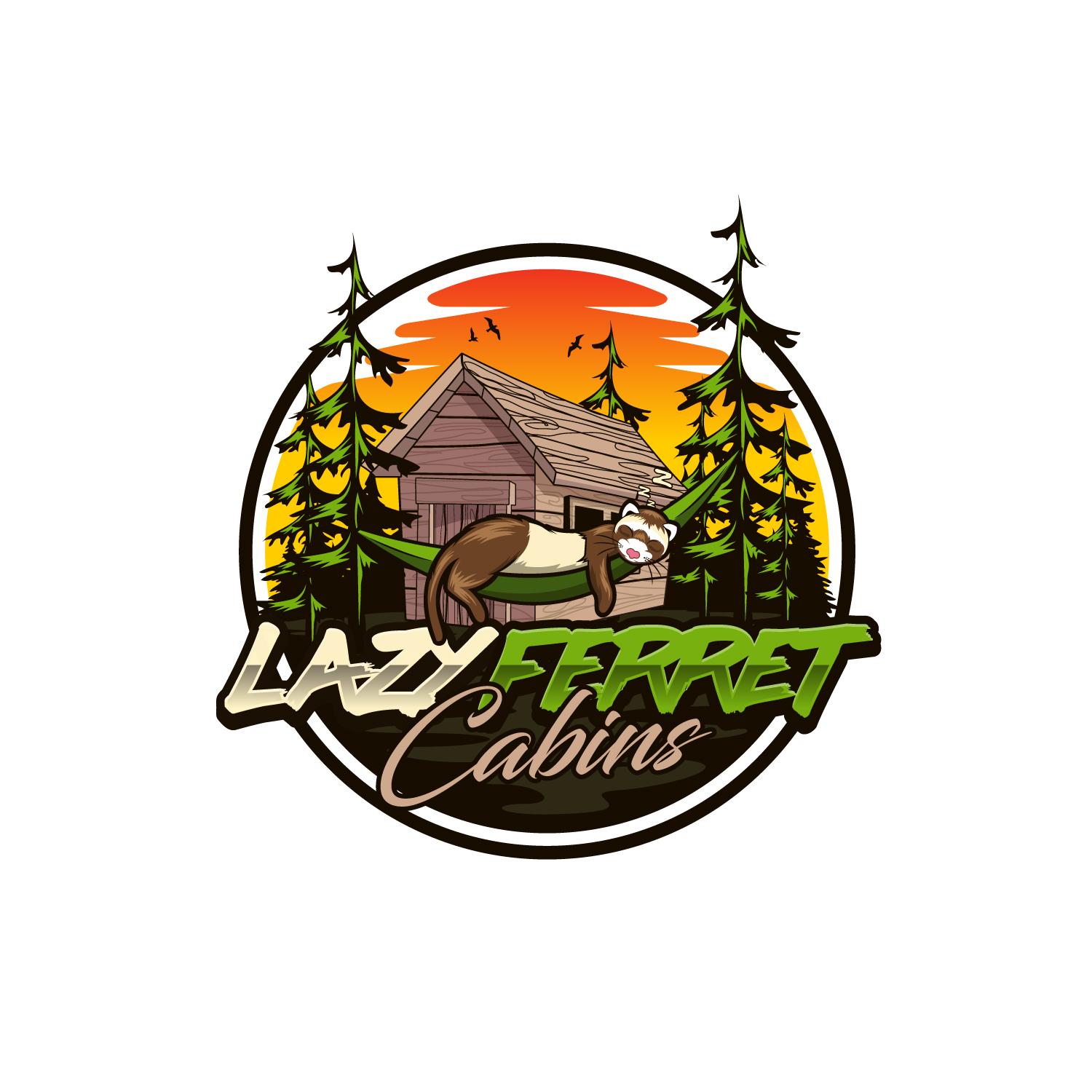 Design de Logo par Dream Logo Design pour Lazy Ferret Cabins | Design #28833158