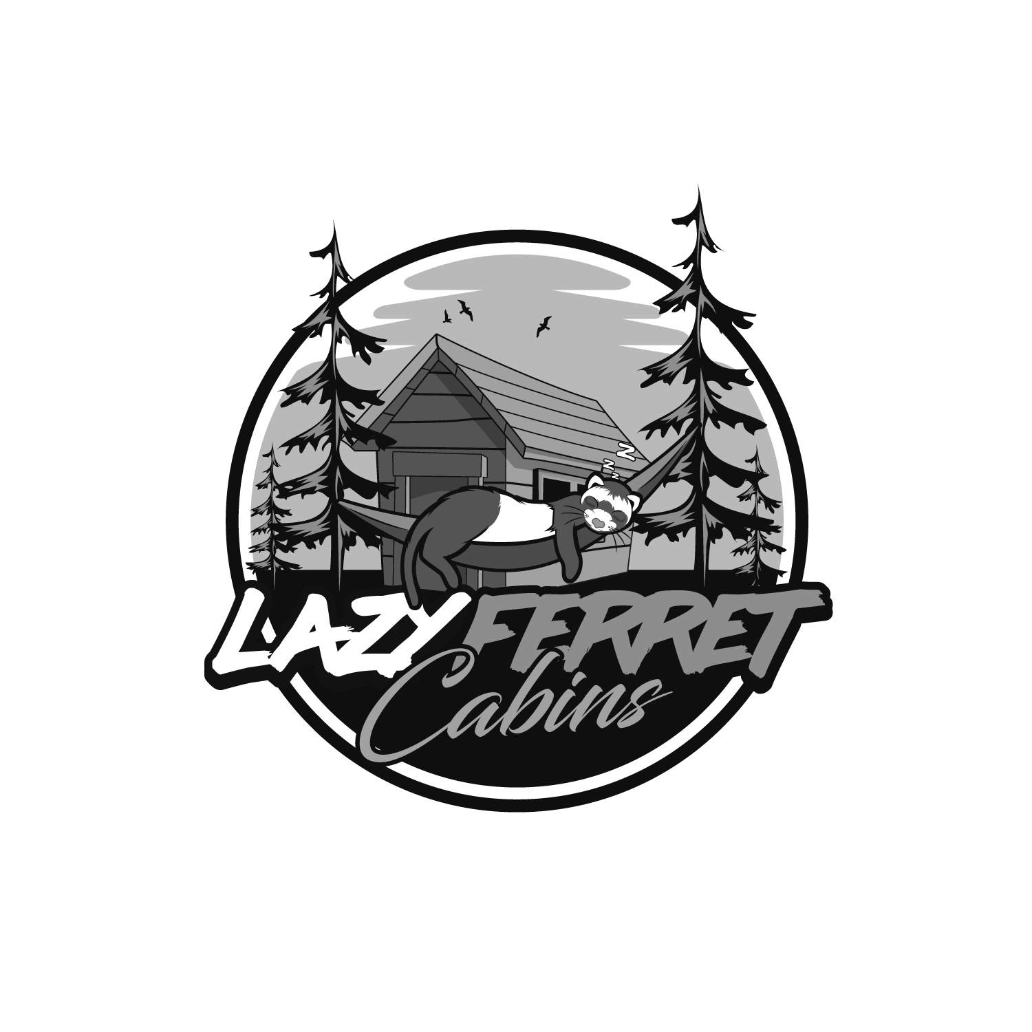 Logo Design by Dream Logo Design for Lazy Ferret Cabins | Design #28836652