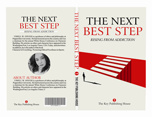 The Next Best Step Book Cover | Diseño de portada de libro por Mahboob's Art Room