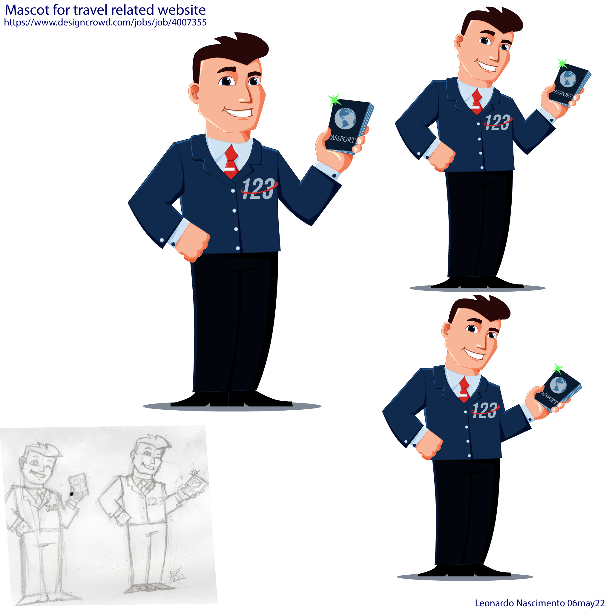 Mascot Design by Leodesenhos for this project | Design #28839451