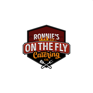 RONNIE’S ON THE FLY CATERING CO | Logo Design by Franabanana