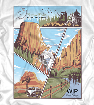 Need a t shirt design to represent my company Discover Rural | T-Shirt-Design von Yakuza20