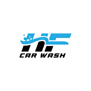 HF CAR WASH | Logo Design by DesignFriday