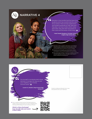 Postcard Design by KreativeMadz for Narrative 4 | Design: #28831558