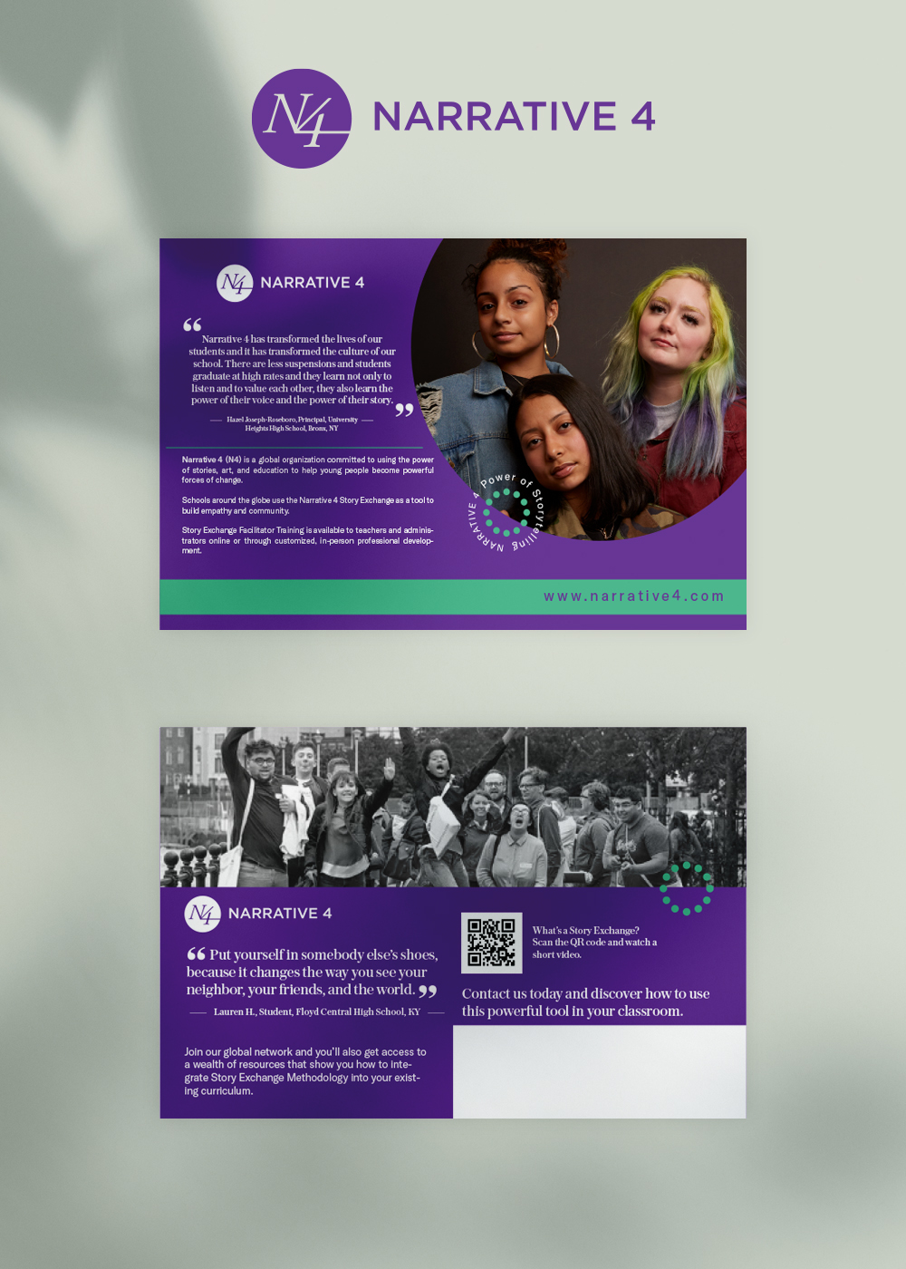 Postcard Design by Priyo Subarkah for Narrative 4 | Design #28832018