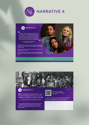 Postcard Design by Priyo Subarkah for Narrative 4 | Design: #28832018