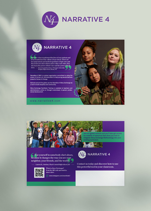 Postcard Design by Priyo Subarkah for Narrative 4 | Design: #28832514