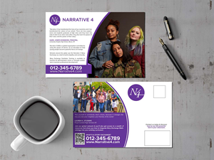 Postcard Design by chandrayaan.creative for Narrative 4 | Design: #28831758