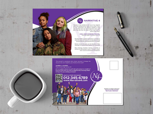 Postcard Design by chandrayaan.creative for Narrative 4 | Design: #28831759