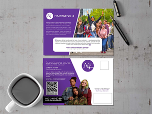 Postcard Design by chandrayaan.creative for Narrative 4 | Design: #28831760