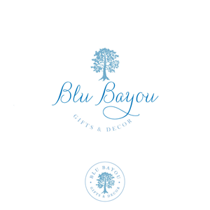 Blu Bayou Gifts and Decor | Logo Design by Franabanana