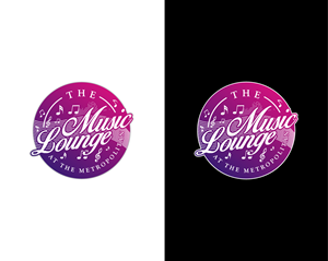 The Music Lounge (main heading) at the Metropolitan(minor)  | Logo Design by RKsharma
