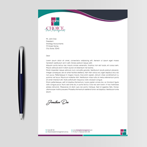 Letterhead Design by Designers Hub for Perfect Balance Financial Services | Design: #28833543