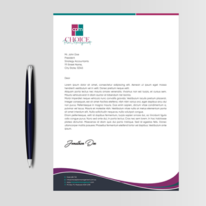 Letterhead Design by Designers Hub for Perfect Balance Financial Services | Design: #28833666