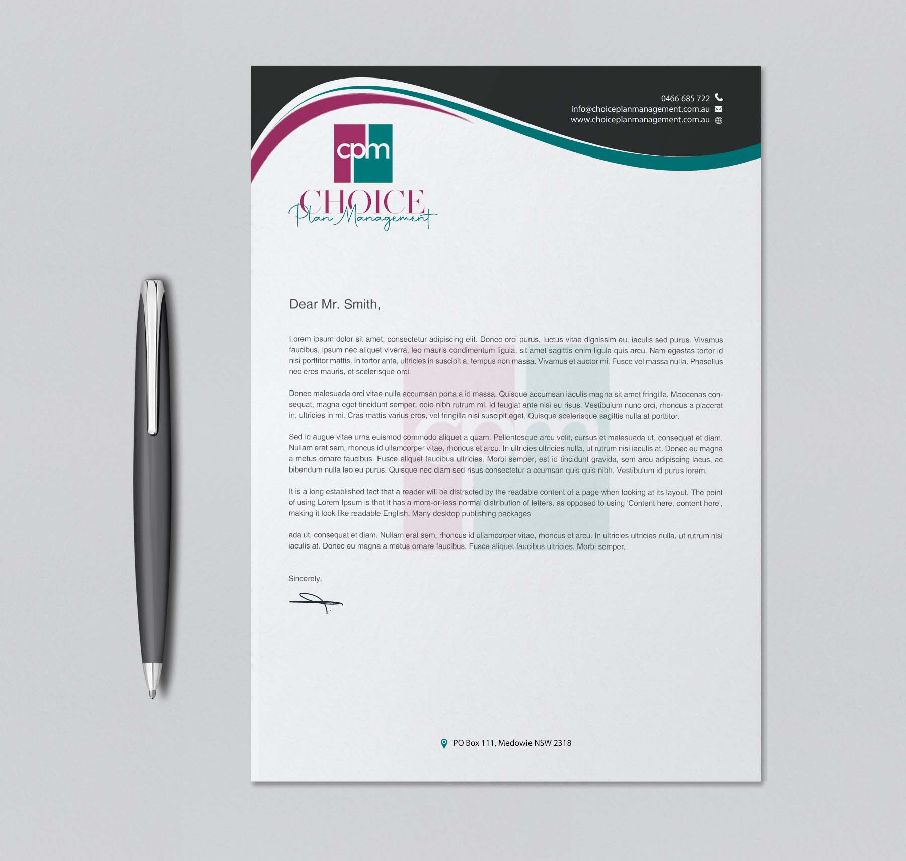 Diseño de Membrete por chandrayaan.creative para Perfect Balance Financial Services | Diseño #28836896