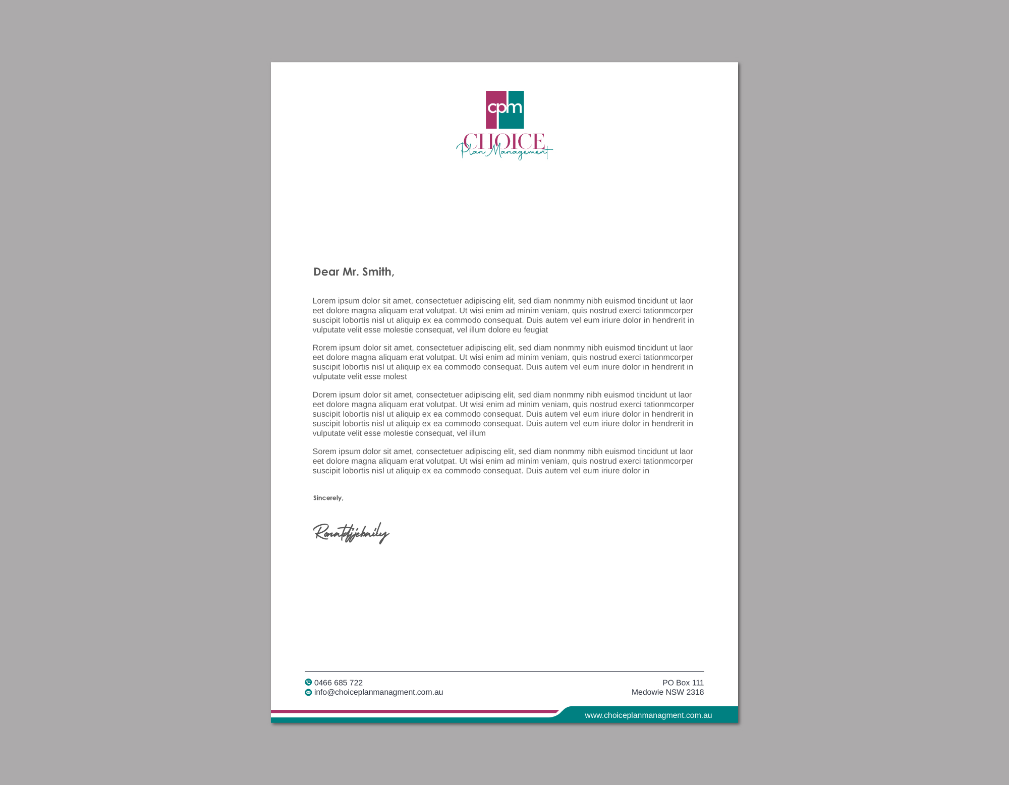 Letterhead Design by Imagine design000 for Perfect Balance Financial Services | Design #28834766