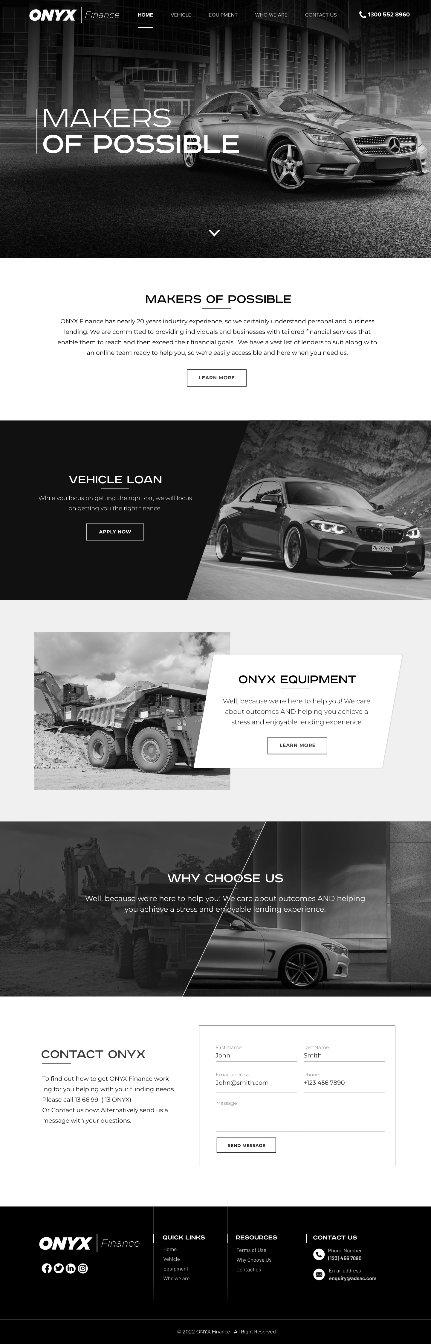 Web Design par Blue Sparrow pour ONYX | Design #28833777
