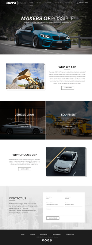 Web Design by Blue Sparrow for ONYX | Design: #28833779