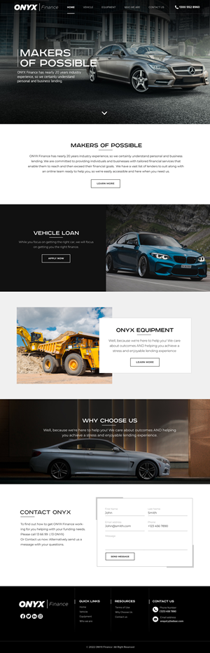 Web Design by Blue Sparrow for ONYX | Design: #28833780