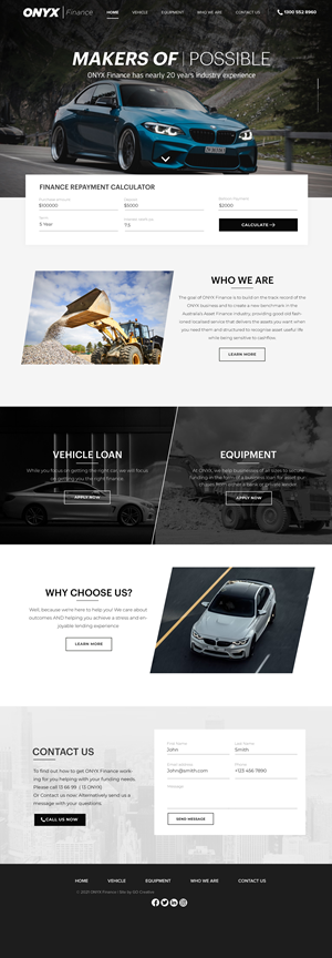 Web Design by Blue Sparrow for ONYX | Design: #28834871