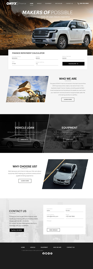 Web Design by Blue Sparrow for ONYX | Design: #28835304