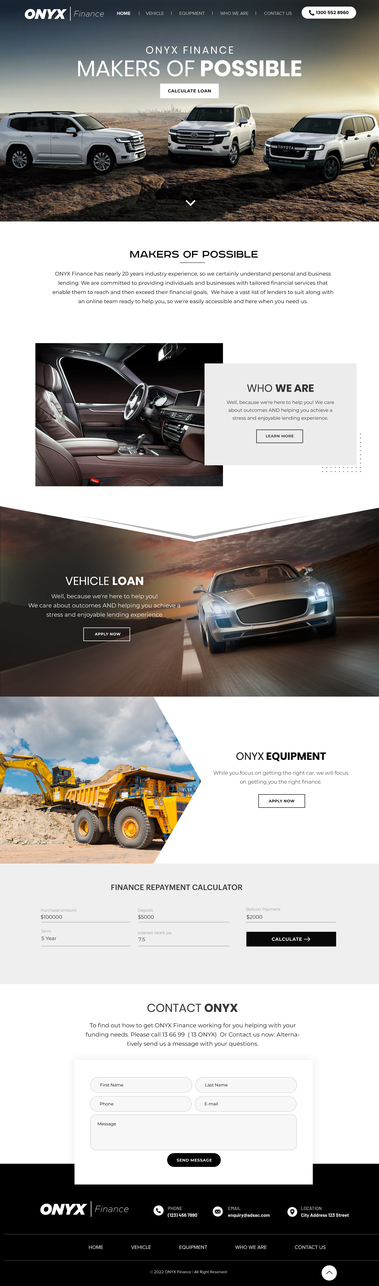 Web Design by Blue Sparrow for ONYX | Design #28838279