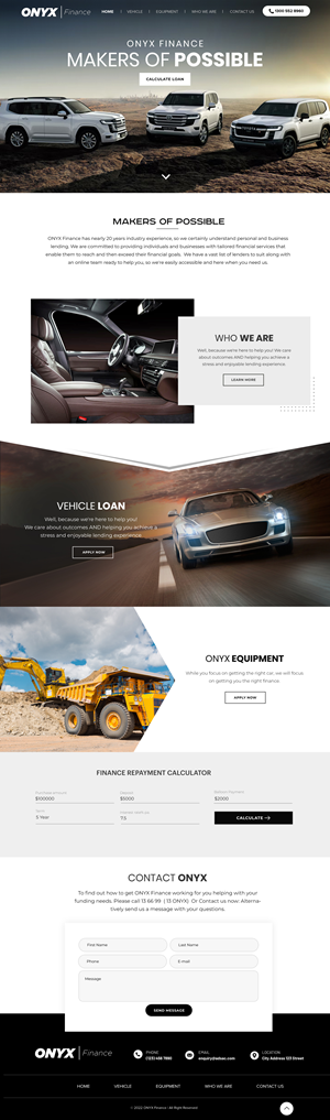 Web Design by Blue Sparrow for ONYX | Design: #28838279